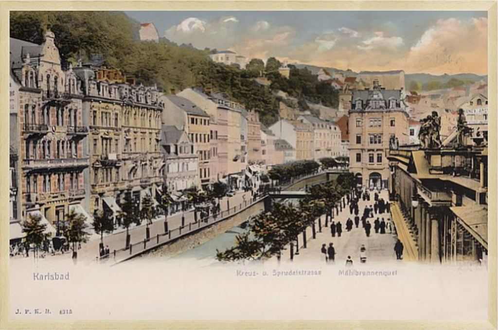 Postkarte Karlsbad um 1910