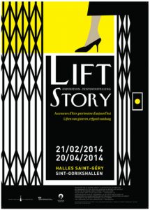 Plakat der Liftstory Ausstellung