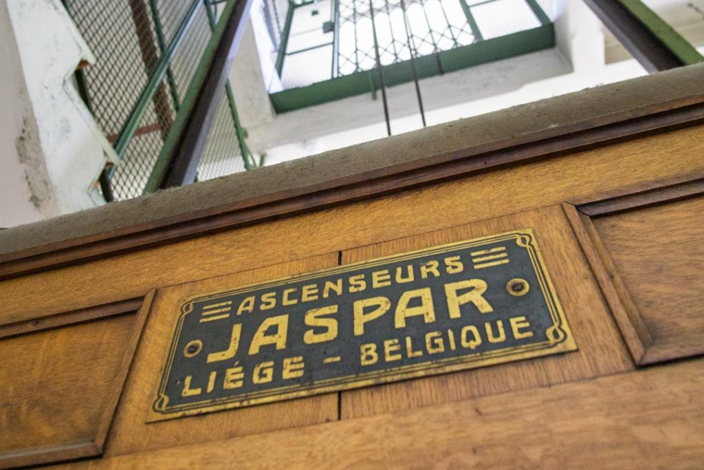 Der Hersteller Jaspar zählte zu den bekanntesten belgischen Aufzugfirmen
